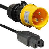 IEC 60309 (4h) 15 Amp 125 Volt Adapter
